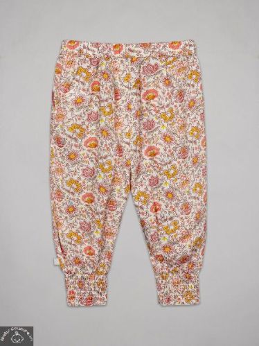 Budding Bees Printed Infants Pant, Color : Beige