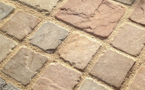 Beige Sandstone Cobbles, Color : Light Brown