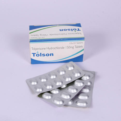 Tolperisone Hydrochloride Tablets, Packaging Type : Box