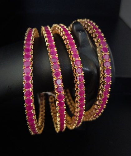 Gold Finish Fancy Stunning Bangles