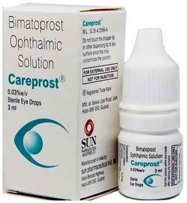 Plastic Careprost Eye Drops, Packaging Size : 5 Ml