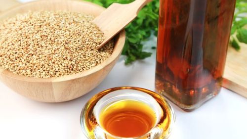 Blended Common Sesame Oil, For Baking, Cooking, Eating, Human Consumption, Certification : FSSAI Certified