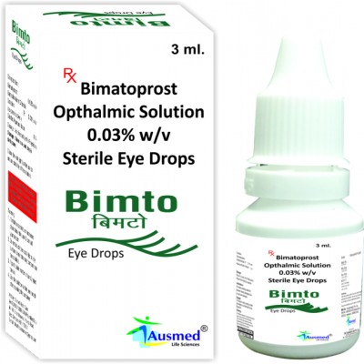 Bimatoprost Ophthalmic Solution, Packaging Size : 3 Ml