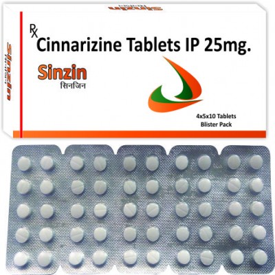 Cinnarizine Tablets, Packaging Type : Strip