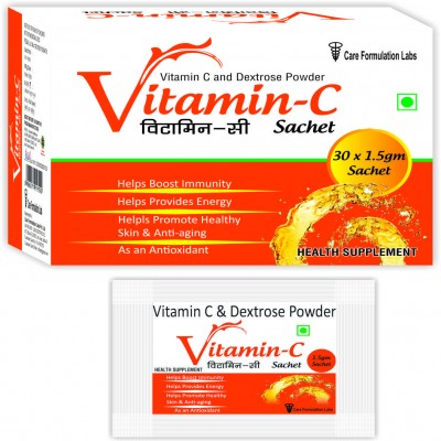 Vitamin C and Dextrose Powder, Packaging Type : Sachet