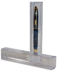 Plastic Plain Crystal Pen Box, Color : Transparent