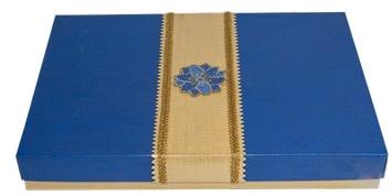 Cardboard Square Dry Fruit Box, Color : Golden