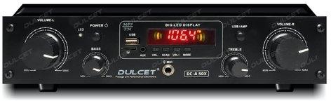 Dulcet 2 Channel Stereo Amplifier, Color : Black