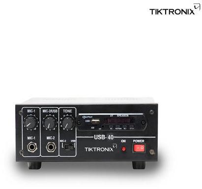 Tiktronix Pre Amplifier, Color : Black