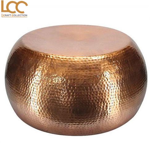 Polished Round Copper Coffee Table, Feature : Durable, Stylish