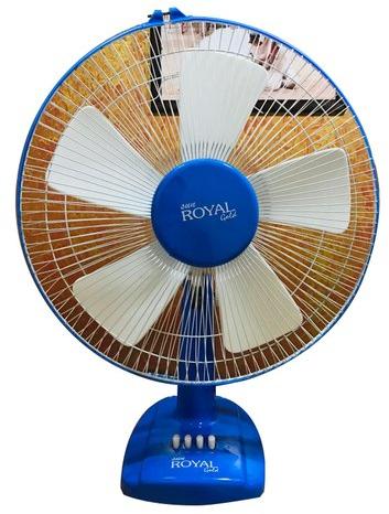 Royal Gold Plastic Electric Table Fan, Sweep Size : 400 Mm