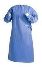 Giriraj Plain Round Cotton Disposable Surgical Gown, Size : All Size