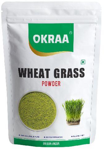 Wheat Grass Powder (Triticum Aestivum) - 100 Gm By OKRAA