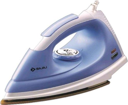 Bajaj Plastic Dry Iron, Color : White