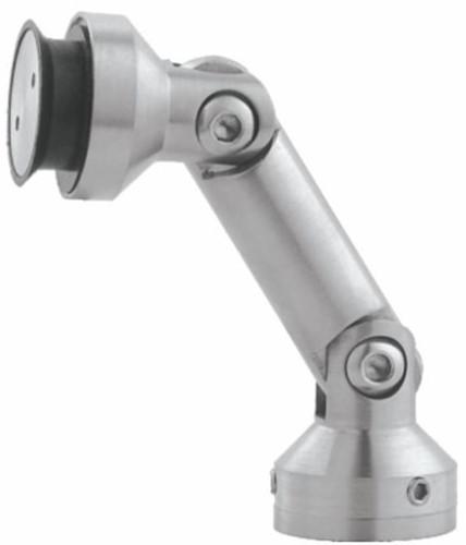 ADJUSTABLE WALL TO GLASS CONNECTOR