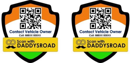 Daddy's Road Vehicle Decals, Color : Multi Color