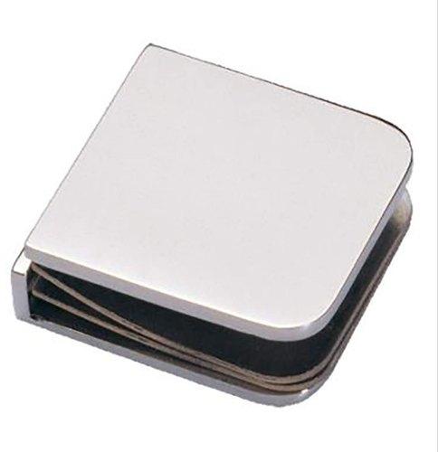 Stainless Steel U Glass Connector, Color : Silver