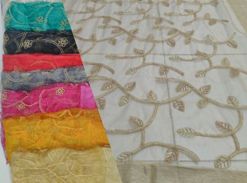 Bhagalpuri Embroidery Dupatta, Color : 10 Colours