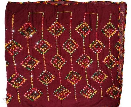 Embroidery Nylon Embroidered Dupatta, Width : 44inch