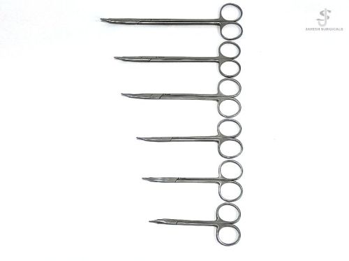 Jayesh Polished Stainless Steel Curved Tenotomy Scissor, For Surgical Use, Size : 6inch, 8inch