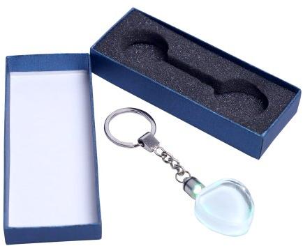 MAKEMYCLICK CRYSTAL Custom LED Keychain, Packaging Type : Box