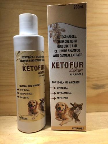 Furever 9 Ketofur Dog Shampoo, Packaging Type : Bottle