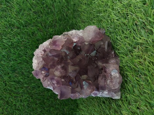 Amethyst Cluster Stone, Color : Purple