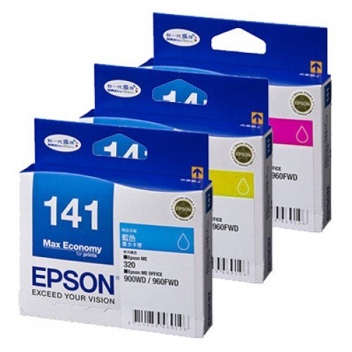 Epson 141 Ink Cartridge, Color : Black, Yellow, Cyan, Magenta