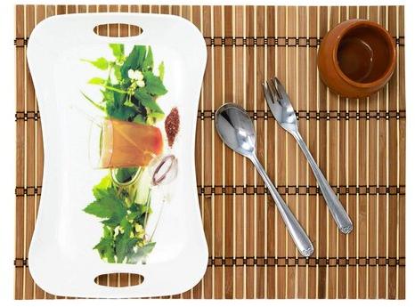 Bamboo Table Mat, Size : 30x40 Cm