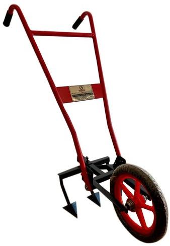 Enstein Stainless Steel Manual Agri Plough, Color : Red