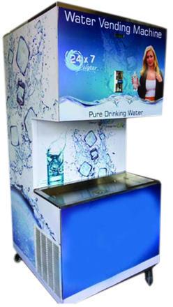 Luit Minerals Stainless Steel Water Vending Machine, Color : Blue