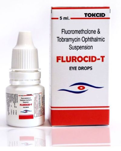 Tokcid Plastic Flurocid-T Eye Drops, Bottle Size : 5 ML