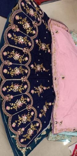Embroidered Lehenga Choli Gota Patti