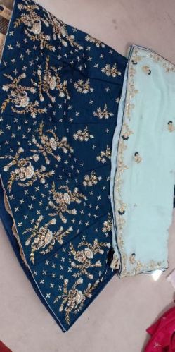 Chiffon Lehenga Choli, Work : Zari Work