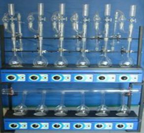 Borosilicate 3.3 Glass Kjeldahl Distillation Assembly for Laboratory