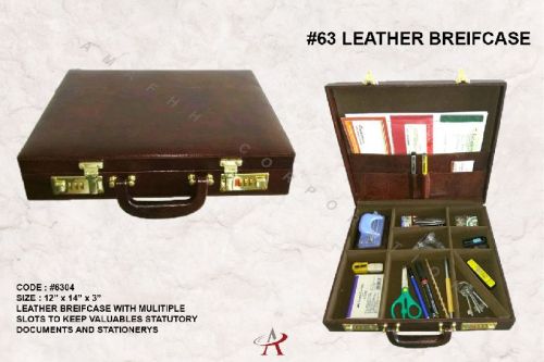 Leatherette Leather Briefcase, For Office Use, Gender : Male