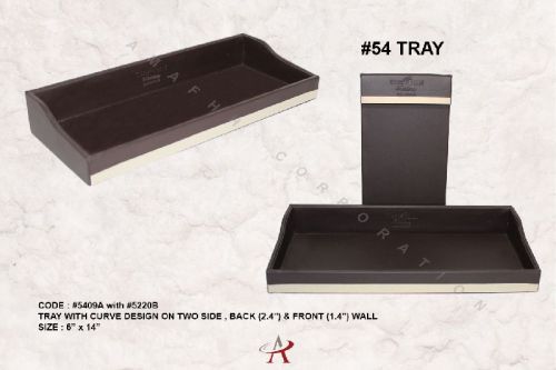 MDF+leatherette Leather Minibar Tray, For Serving