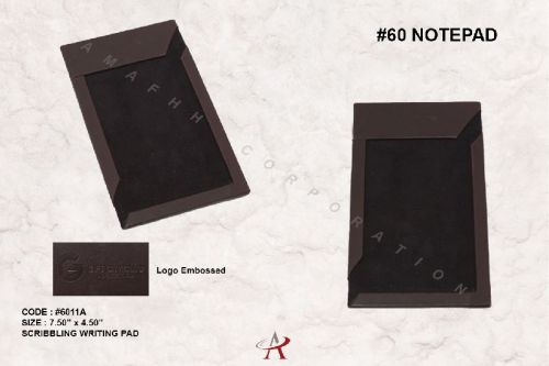 MDF Leather Scribbling Pads, For Hotels, Restaurants, Resorts, Corporate Offices, Feature : Good Quality