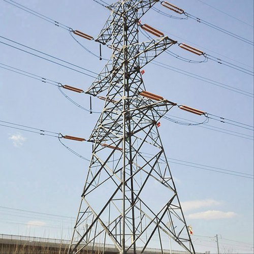 Mild Steel Double Circuit Transmission Tower