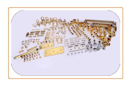 Sudhan India Non Coated Brass Turned Components, For Lamp Parts, Size : 40-50cm, 10-20cm