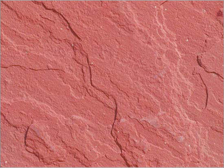 Non Polished Lalitpur Red Sandstone, For Flooring, Roofing, Wall, Feature : Elegant Design, Good Quality