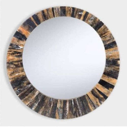 Horn Mirror, For Living Room, Bathroom, Feature : Fine Finish, Durable, Best Quality, Attractive