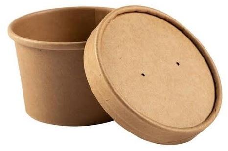 Gujarat Shopee Paper Round Food Container, Size : 250 Ml, 350 Ml, 500 Ml, 750 Ml, 1000 Ml