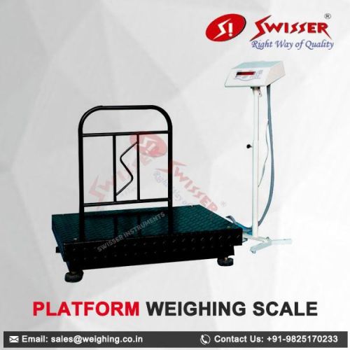 Stainless Steel Platform Weighing Scale, Brand Name : Swisser