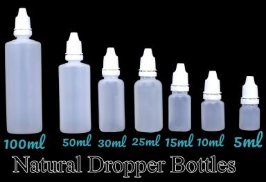 Kripa Plastic Natural Dropper Bottles, Color : Transparent