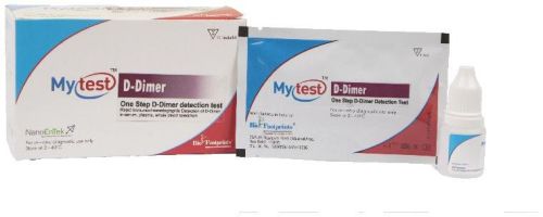 Mytest D - Dimer Test, Certification : ISO 9001:2008