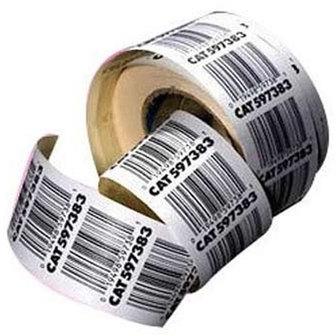 Printed PVC Inkjet Serial Numbering Labels, Packaging Type : Roll