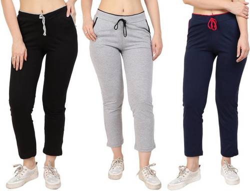 Plain Cotton Ladies Sports Lower, Technics : Machine Made