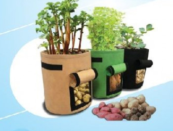 Round Nursery Potato Grow Poly Bags, For Growing Plants, Feature : Fine Finish