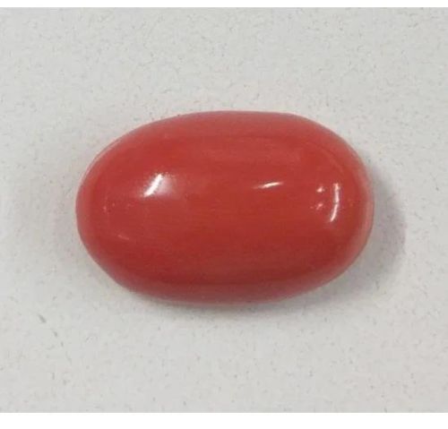 11ct Natural Red Coral Moonga Oval Certified Untreated Finest Quality